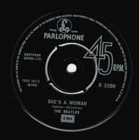 THE BEATLES I Feel Fine Vinyl Record 7 Inch Parlophone 1976.